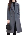 Vera Dolini Coat In Blue