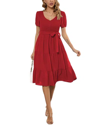 Vera Dolini Dress In Red