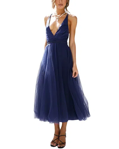 Vera Dolini Dress In Blue