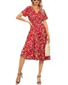 Vera Dolini Dress In Red