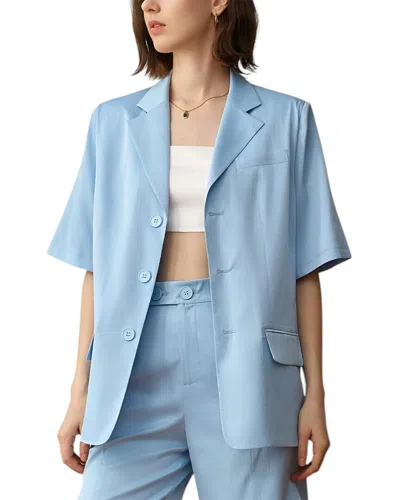 Vera Dolini Esea Jacket In Blue