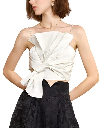 Vera Dolini Esea Top In White