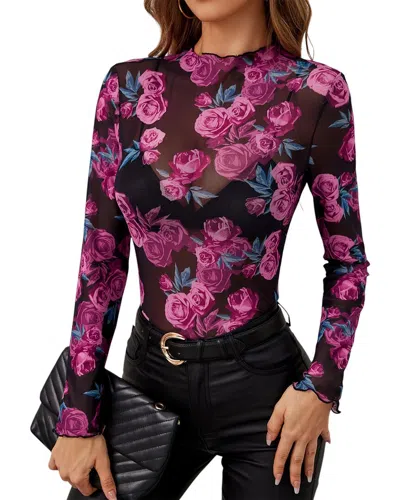 Vera Dolini Long Sleeve T-shirt In Purple