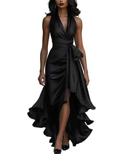 Vera Dolini Maxi Dress In Animal Print