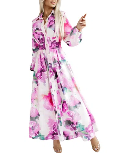 Vera Dolini Maxi Dress In Multi