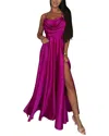Vera Dolini Maxi Dress In Purple