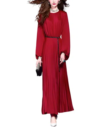 Vera Dolini Maxi Dress In Red