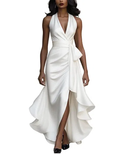 Vera Dolini Maxi Dress In Neutral