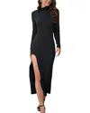 Vera Dolini Midi Dress In Black