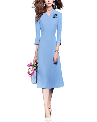 VERA DOLINI MIDI DRESS