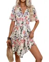 Vera Dolini Mini Dress In Multi