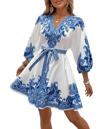 Vera Dolini Mini Dress In Multi