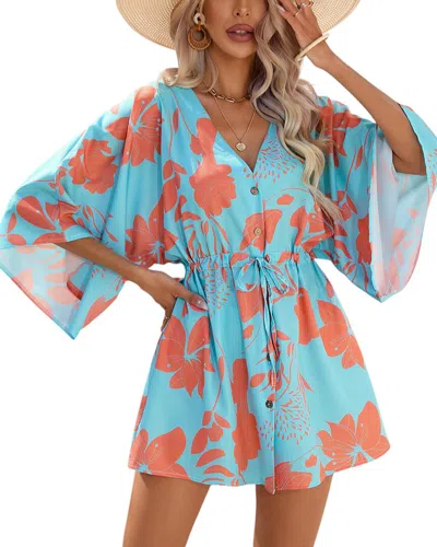 Vera Dolini Mini Dress In Multi