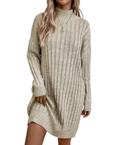 Vera Dolini Mini Dress In Gray