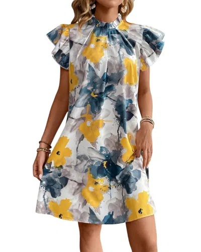 Vera Dolini Mini Dress In Multi