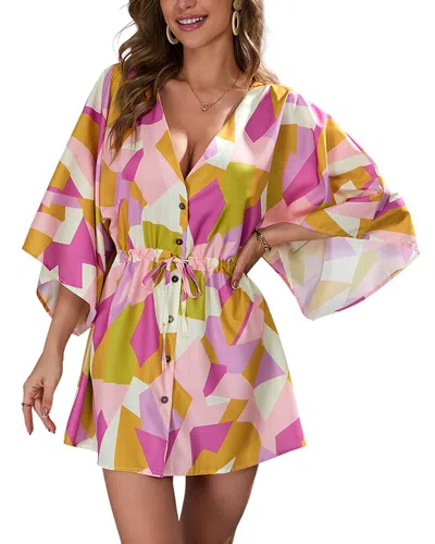 Vera Dolini Mini Dress In Multi