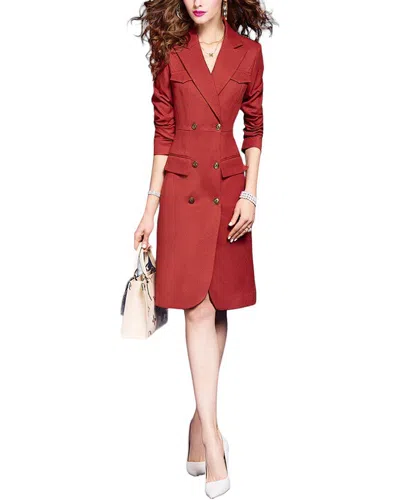 Vera Dolini Mini Dress In Red