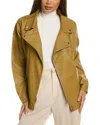 Vera Dolini Moto Jacket In Brown