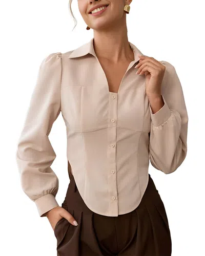 Vera Dolini Shirt In Neutral