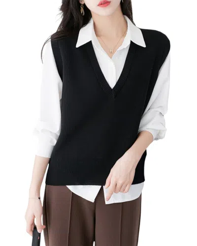 Vera Dolini Sweater In Black