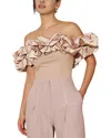 Vera Dolini Top In Brown