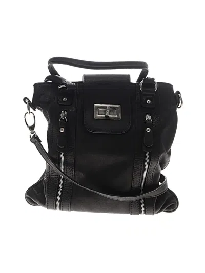 Pre-owned Vera Pelle Crossbody Bag In Black