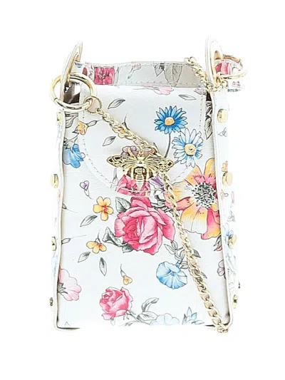 Pre-owned Vera Pelle Crossbody Bag In White