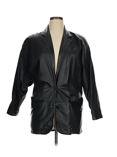 Pre-owned Vera Pelle Jacket In Black