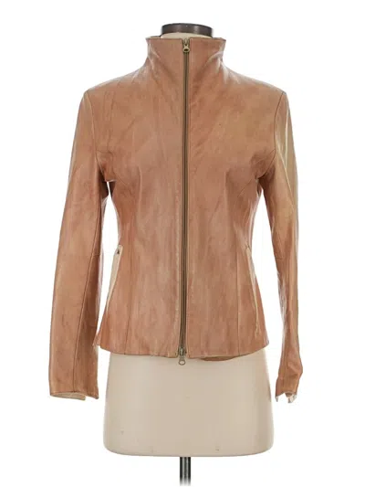 Pre-owned Vera Pelle Jacket In Brown