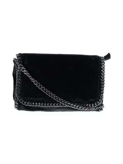 Pre-owned Vera Pelle Leather Crossbody Bag In Black
