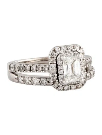 Pre-owned Vera Wang 14k 1.68ctw Diamond Wedding Set In Multicolor