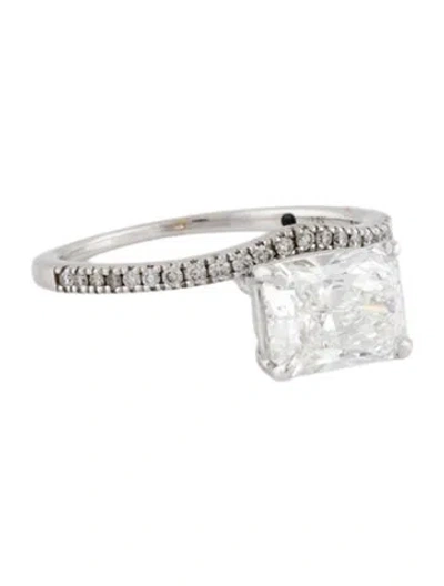Pre-owned Vera Wang 14k 2.10ctw Lab-grown Diamond Cocktail Ring In Multi