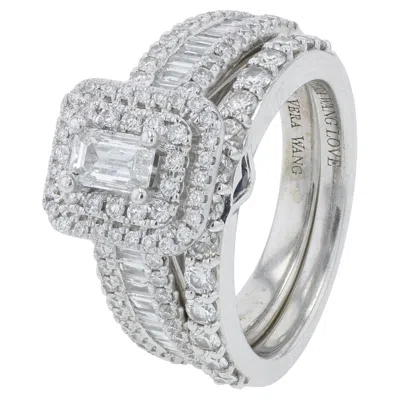Pre-owned Vera Wang 14k Wg  1.83 Ct Diamond Bridal Set In Multiple