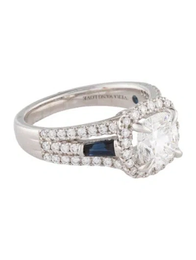 Pre-owned Vera Wang 1.55ct Lab-grown Diamond Engagement Ring In Multi