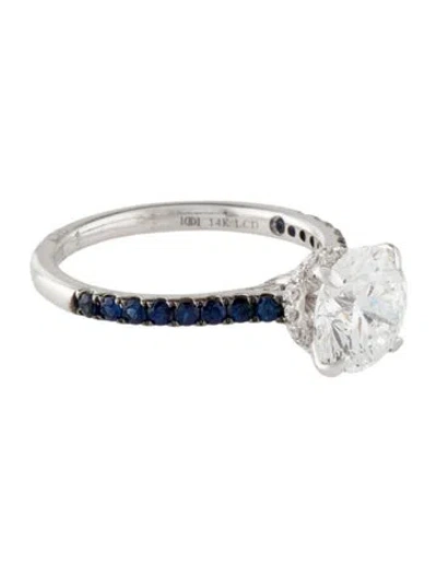 Pre-owned Vera Wang 2.10ctw Lab-grown Diamond Engagement Ring In Multi