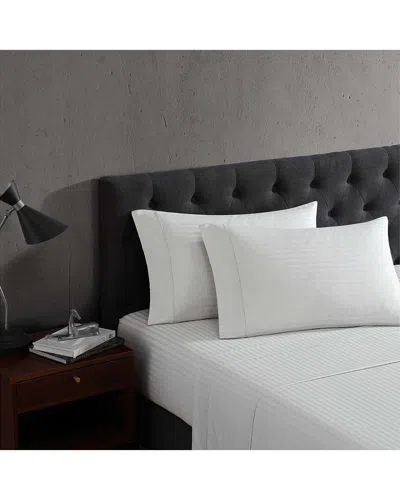 VERA WANG VERA WANG 290 THREAD COUNT STRIPE 100% COTTON SHEET SET