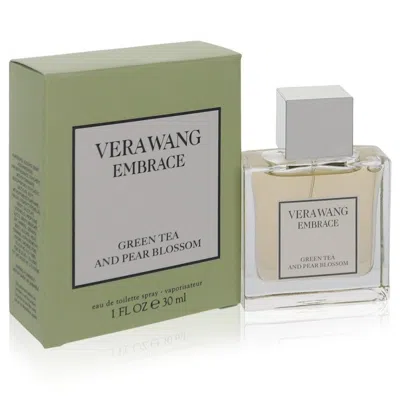 Vera Wang 3pcs Perfume Gift Sets -  Embrace Green Tea And Pear Blossom By  Eau De Toilette S In Transparent