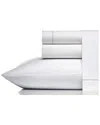 Vera Wang 400 Thread Count Percale Sheet Set In Charcoal