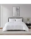 Vera Wang 400 Thread Count Vw Signature 100% Cotton Utility Comforter In White