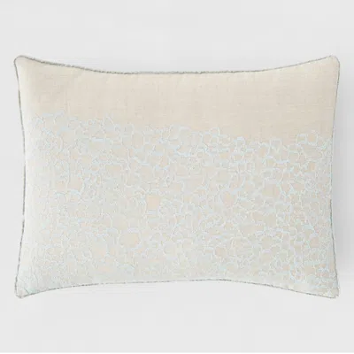 Vera Wang Abstract Embroidery Decorative Pillow, 15 X 20 In Neutral