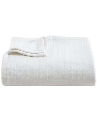 Vera Wang All Over Rib Cotton Blanket