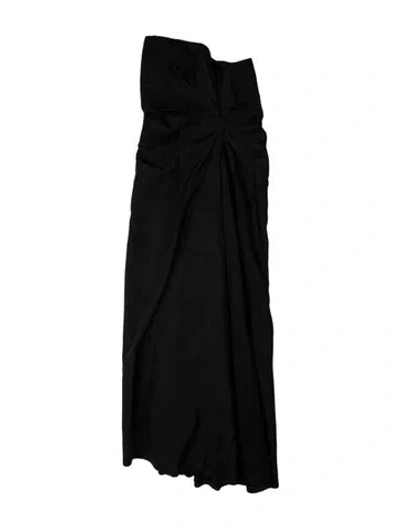Pre-owned Vera Wang Asymmetrical Long Dress In Blue