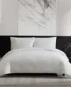 Vera Wang Bark Texture Cotton Jacquard 3-pc. Duvet Cover Set, Queen