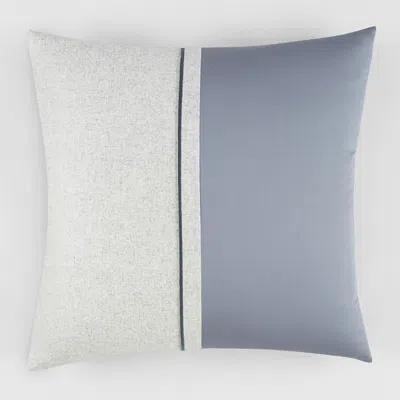 Vera Wang Botanical Blocked Euro Sham In Blue