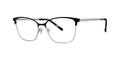 Vera Wang Brielle Neri/argentati Occhiali Da Vista Neri Per Uomo (solo Montatura) In Multi