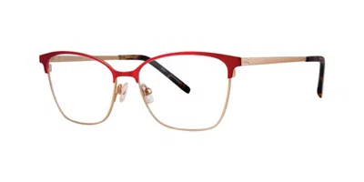 Vera Wang Brielle Lipstick Occhiali Da Vista Rossi Per Uomo (solo Montatura) In Multi