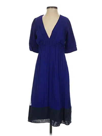 Pre-owned Vera Wang Casual Dress In Blue