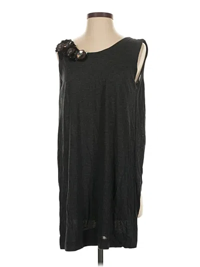 Pre-owned Vera Wang Casual Dress In Gray