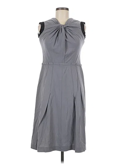 Pre-owned Vera Wang Casual Dress In Gray
