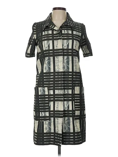 Pre-owned Vera Wang Casual Dress In Gray